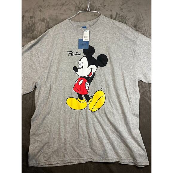Mickey Mouse T-Shirt Short Sleeve Size 3XL Vintage Florida Disney NWT - Picture 1 of 7